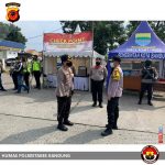 Bandung Raya Berstatus PSBB, Kapolrestabes  Bandung Tinjau Sejumlah Pos Titik Pemeriksaan